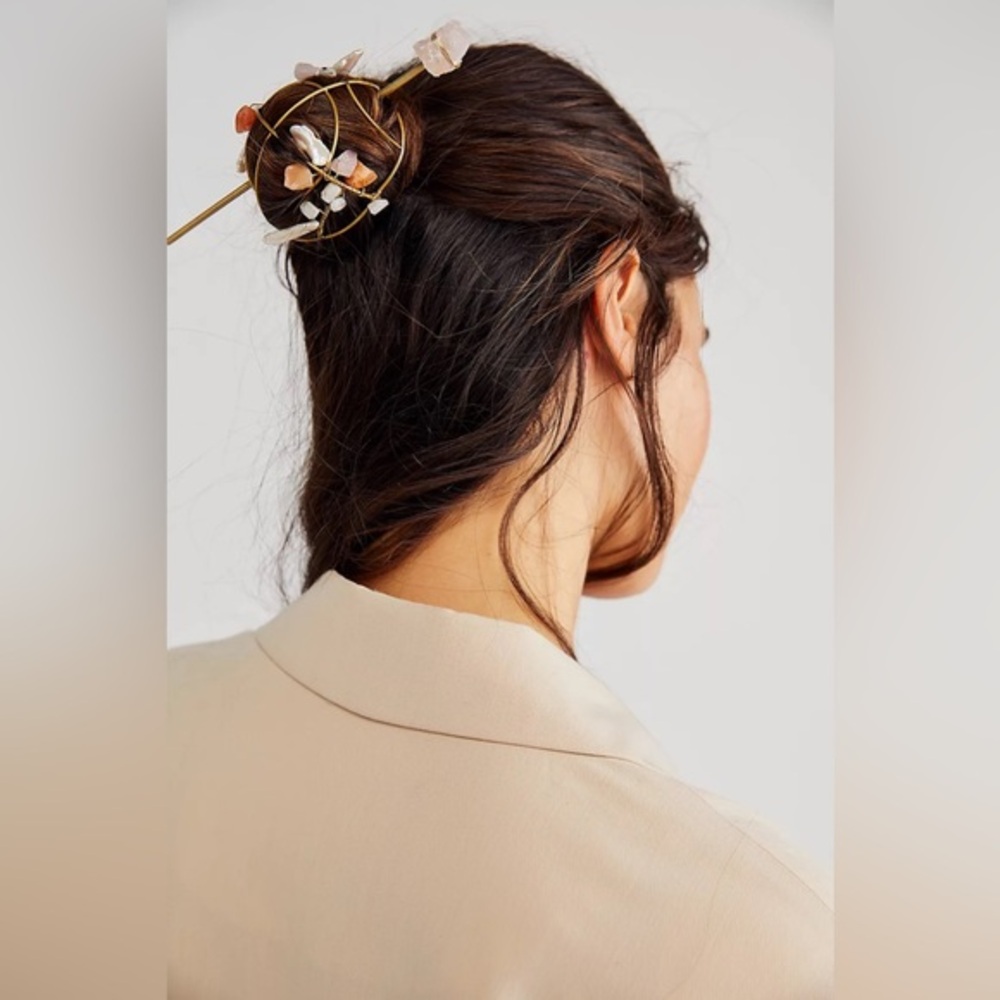 New🌟free People-Ariana Ost Whitney Pearl Bun Cage